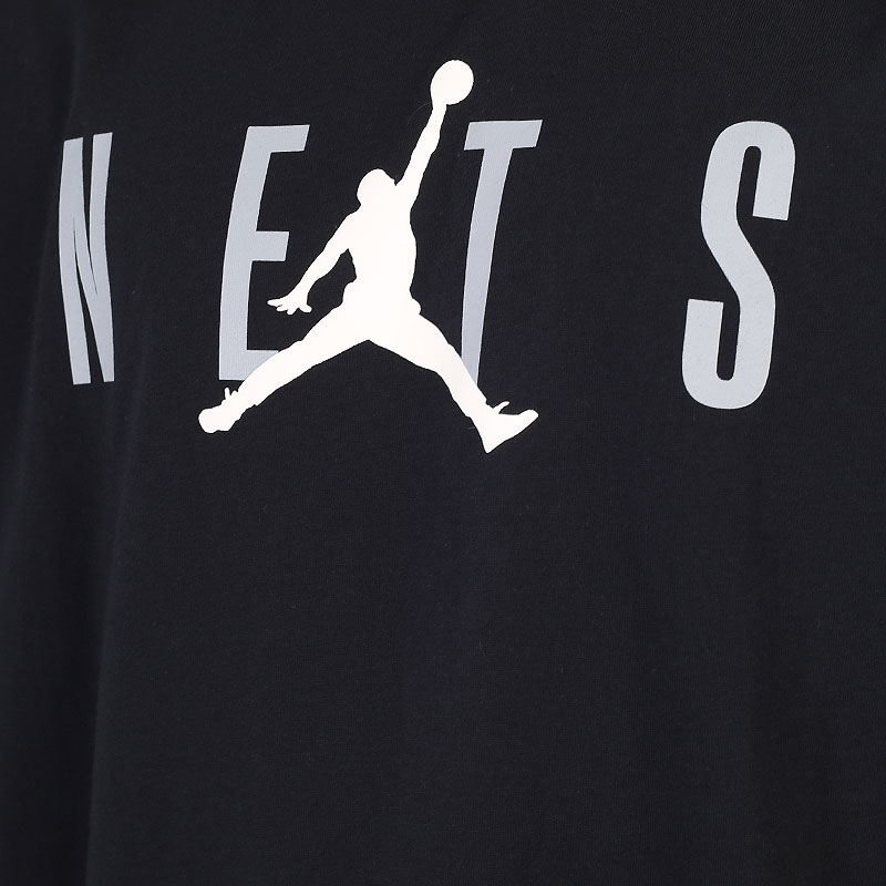 мужская черная футболка Jordan Brooklyn Nets Courtside Statement Tee DA6502-010 - цена, описание, фото 2